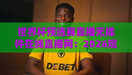 世界杯预选赛直播无插件在线直播网：2026观赛新姿势，球迷必看指南