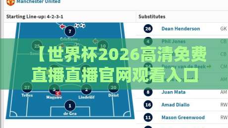 【世界杯2026高清免费直播直播官网观看入口】: 别找了,这就给你安排明白! 【世界杯2026高清免费直播直播官网观看入口】: 别找了,这就给你安排明白!