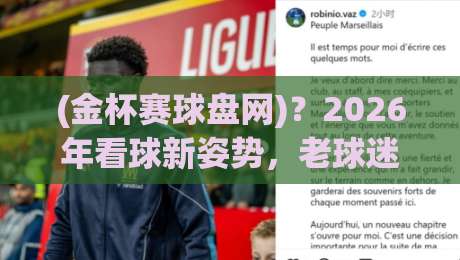 (金杯赛球盘网)?2026年看球新姿势,老球迷都这么玩